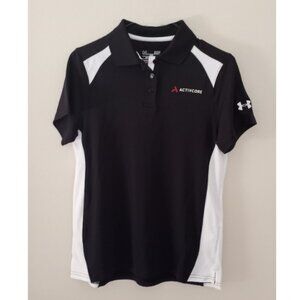 Under Armour Ladies' Team Colorblock Polo 1283975 | Black/White | Small